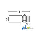 A & I Products (HC-MT) Flareless Compression SAE J514 5" x3" x2" A-MT-12-16